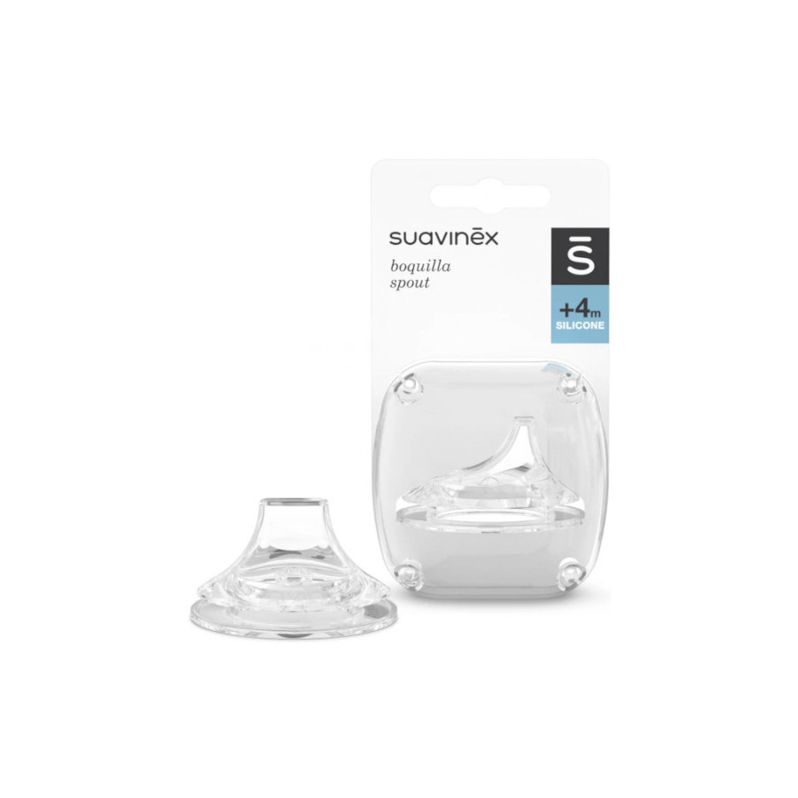 Suavinex Ustnik niekapek silikonowy do butelki 4m+