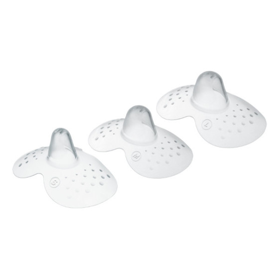 MAM Baby Osłonki silikonowe na sutki brodawki piersi 2 sztuki roz. M