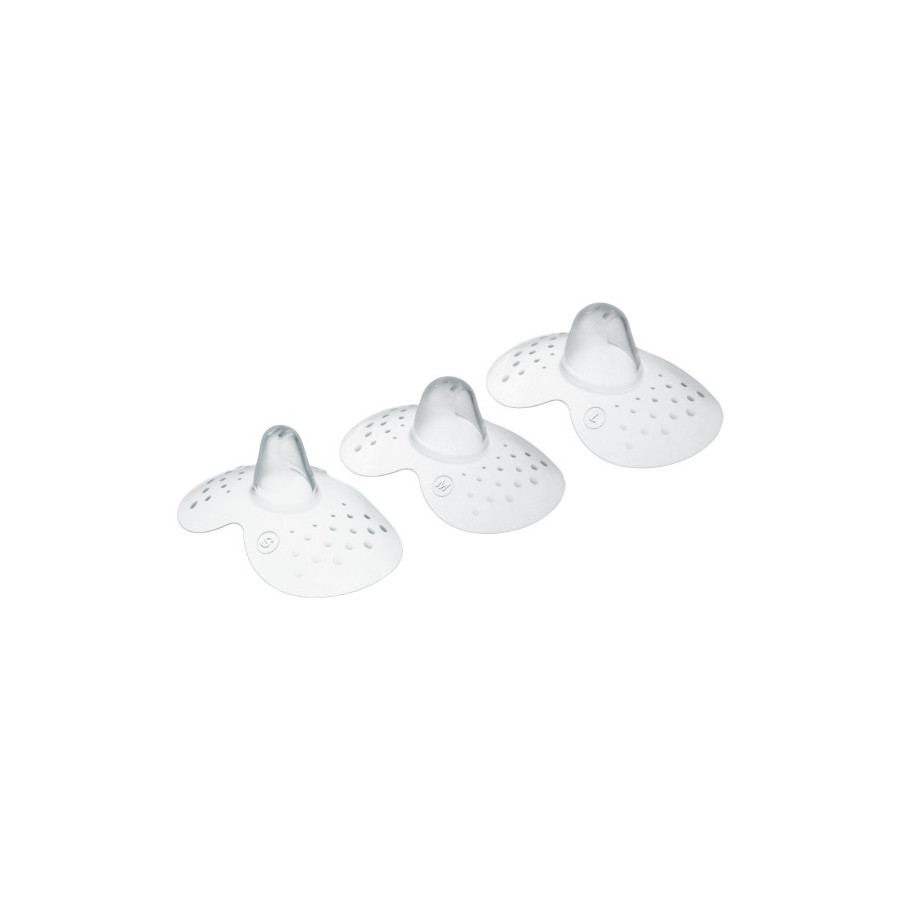 MAM Baby Osłonki silikonowe na sutki brodawki piersi 2 sztuki roz. M