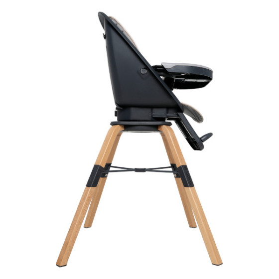 Muuvo Choc 2 krzesełko do karmienia 3w1 z obrotowym siedziskiem Beige