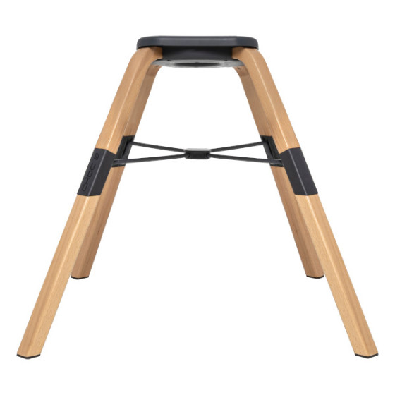 Muuvo Choc 2 krzesełko do karmienia 3w1 z obrotowym siedziskiem Graphite