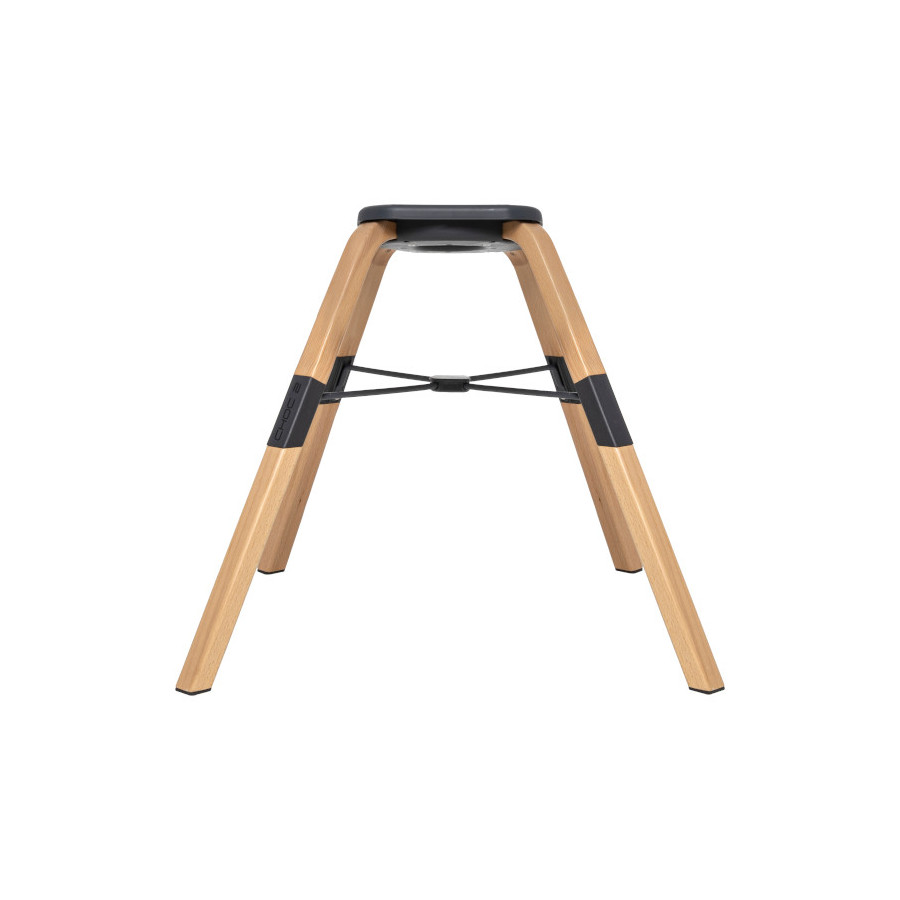 Muuvo Choc 2 krzesełko do karmienia 3w1 z obrotowym siedziskiem Graphite