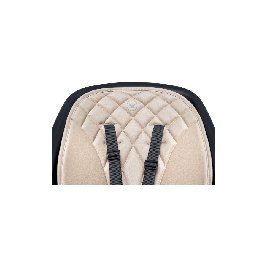 Muuvo Choc 2 krzesełko do karmienia 3w1 z obrotowym siedziskiem Powder Pink