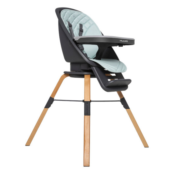 Muuvo Choc 2 krzesełko do karmienia 3w1 z obrotowym siedziskiem Beige