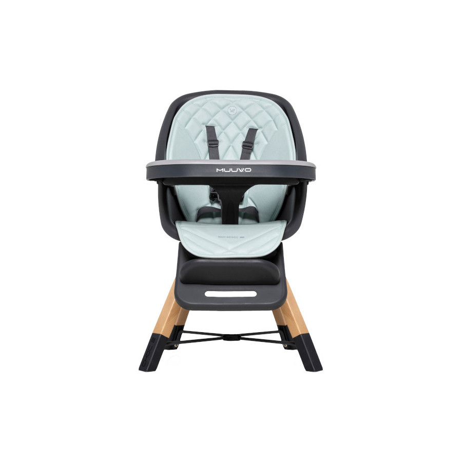 Muuvo Choc 2 krzesełko do karmienia 3w1 z obrotowym siedziskiem Beige