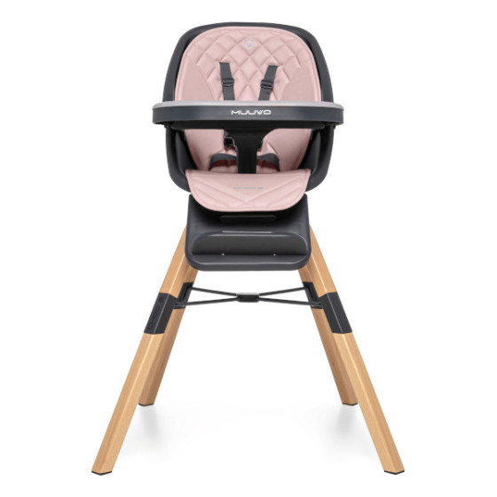 Muuvo Choc 2 krzesełko do karmienia 3w1 z obrotowym siedziskiem Beige