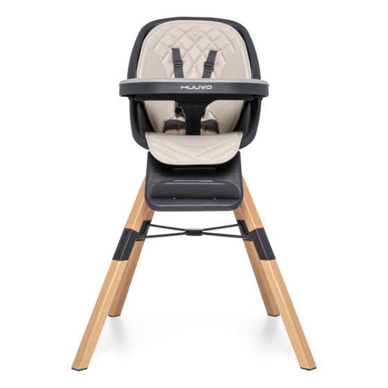 Muuvo Choc 2 krzesełko do karmienia 3w1 z obrotowym siedziskiem Mint