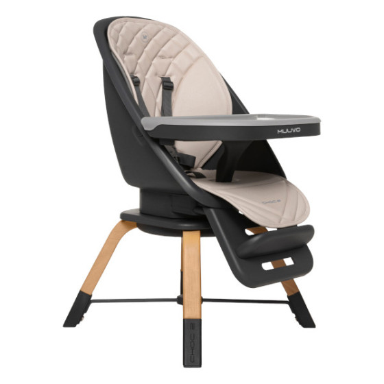 Muuvo Choc 2 krzesełko do karmienia 3w1 z obrotowym siedziskiem Mint