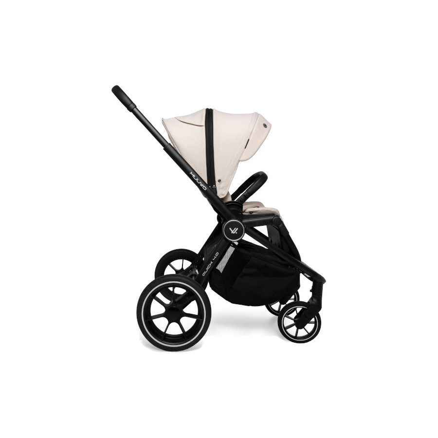 Muuvo Quick 4.0 funkcjonalny wózek dziecięcy zestaw 2w1 Desert Sand