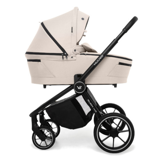 Muuvo Quick 4.0 funkcjonalny wózek dziecięcy zestaw 2w1 Desert Sand