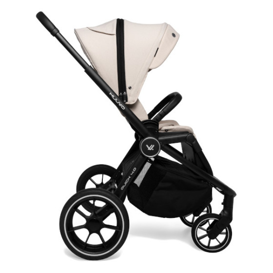 Muuvo Quick 4.0 funkcjonalny wózek dziecięcy zestaw 2w1 Iron Graphite