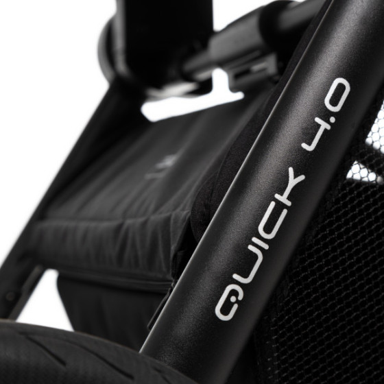 Muuvo Quick 4.0 funkcjonalny wózek dziecięcy zestaw 2w1 Iron Graphite
