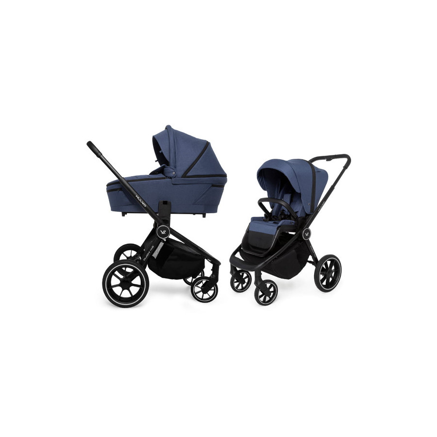 Muuvo Quick 4.0 funkcjonalny wózek dziecięcy zestaw 2w1 Azure Blue
