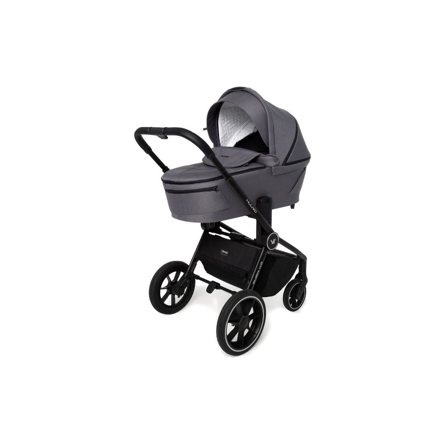 Muuvo Quick 4.0 funkcjonalny wózek dziecięcy zestaw 2w1 Iron Graphite