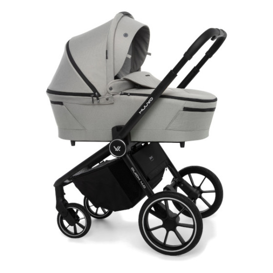 Muuvo Quick 4.0 funkcjonalny wózek dziecięcy zestaw 2w1 Steel Grey
