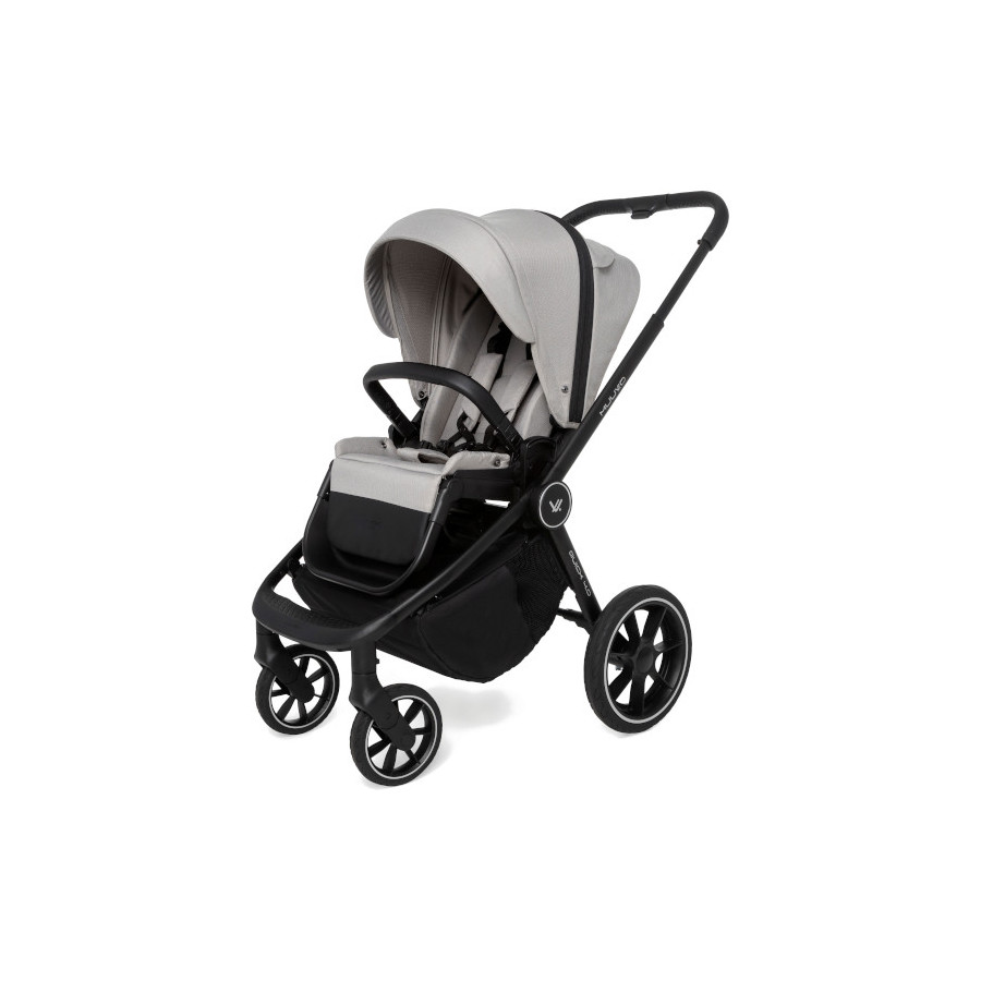 Muuvo Quick 4.0 funkcjonalny wózek dziecięcy zestaw 2w1 Steel Grey