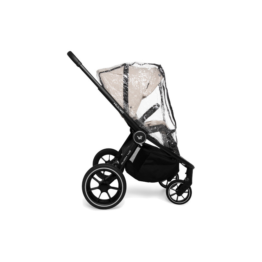 Muuvo Quick 4.0 funkcjonalny wózek dziecięcy spacerowy Iron Graphite