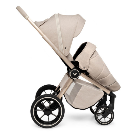 Muuvo Quick Boho wielofunkcyjny wózek dziecięcy zestaw 2w1 Beige