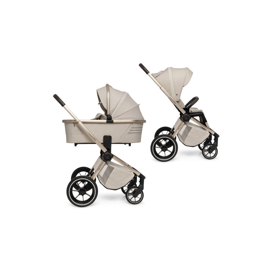 Muuvo Quick Boho wielofunkcyjny wózek dziecięcy zestaw 2w1 Brown