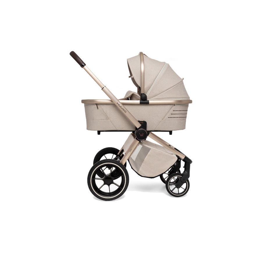 Muuvo Quick Boho wielofunkcyjny wózek dziecięcy zestaw 2w1 Brown