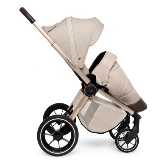 Muuvo Quick Boho wielofunkcyjny wózek dziecięcy zestaw 2w1 Brown