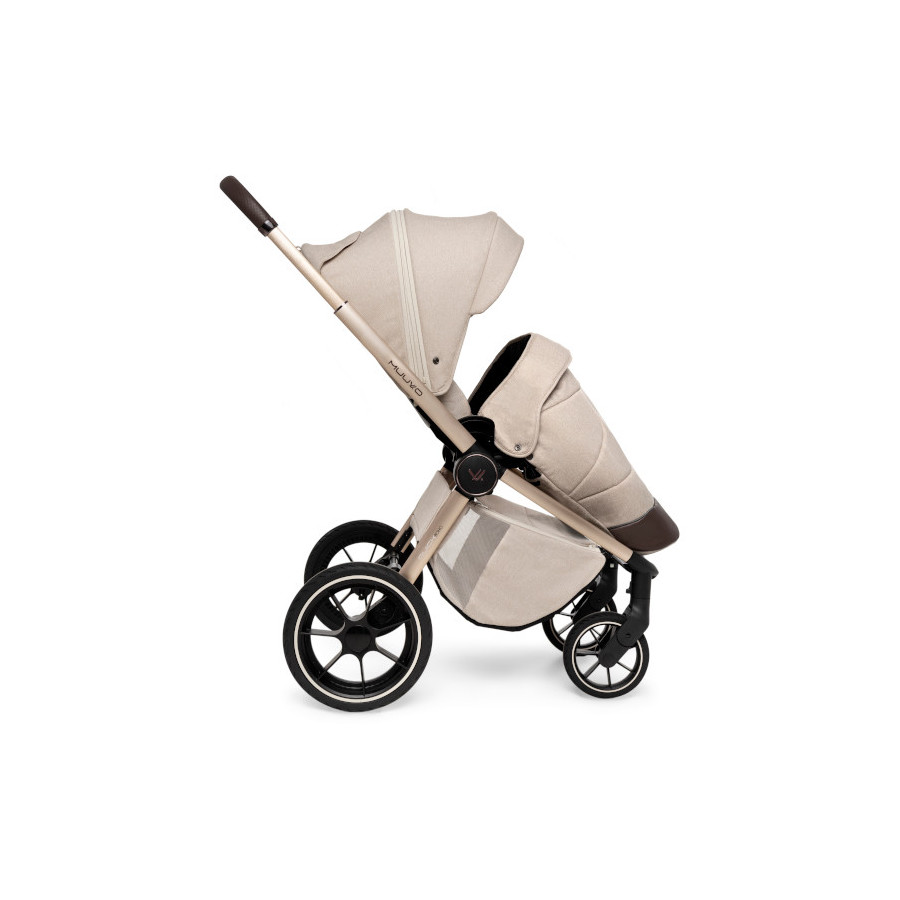 Muuvo Quick Boho wielofunkcyjny wózek dziecięcy zestaw 2w1 Brown