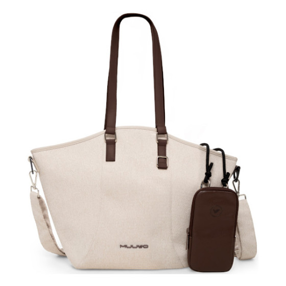 Muuvo Quick Boho wielofunkcyjny wózek dziecięcy zestaw 2w1 Brown