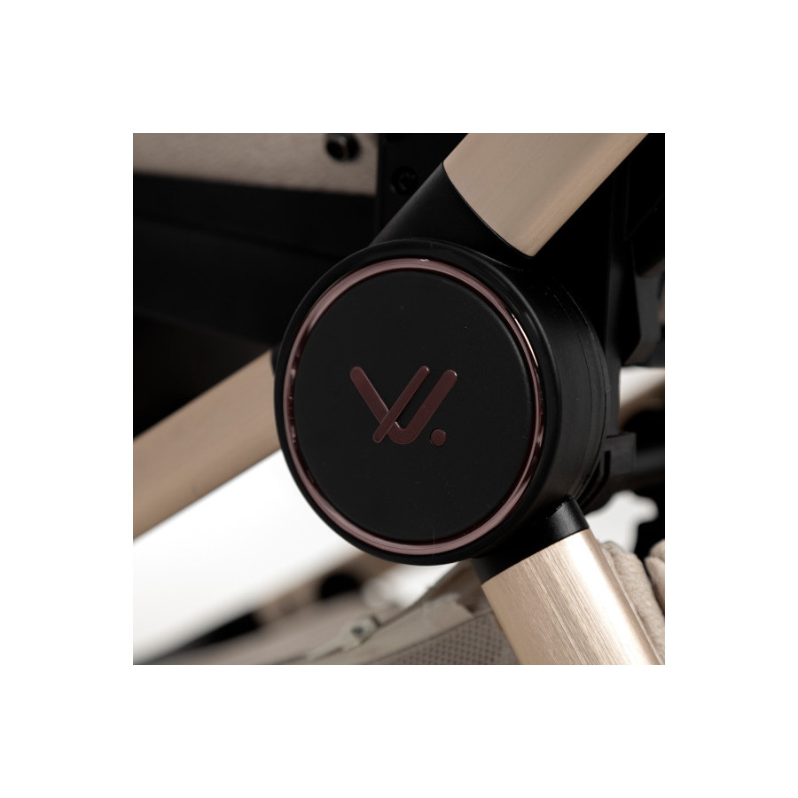 Muuvo Quick Boho wielofunkcyjny wózek dziecięcy zestaw 2w1 Brown