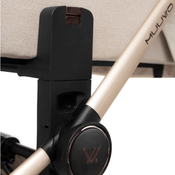 Muuvo Quick Boho wielofunkcyjny wózek dziecięcy zestaw 2w1 Brown