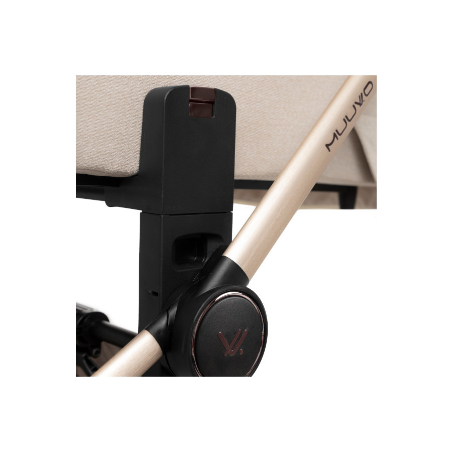 Muuvo Quick Boho wielofunkcyjny wózek dziecięcy zestaw 2w1 Brown