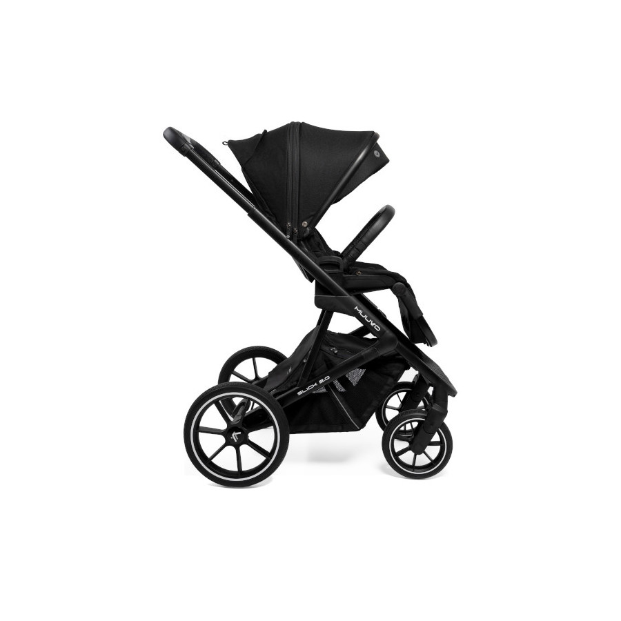 Muuvo Slick 2.0 wielofunkcyjny wózek głęboko-spacerowy 2w1 Classic Black