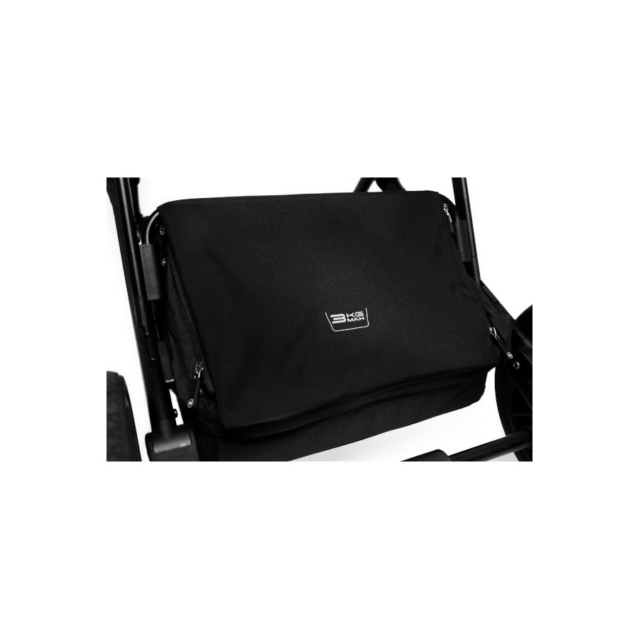 Muuvo Slick 2.0 wielofunkcyjny wózek głęboko-spacerowy 2w1 Classic Black