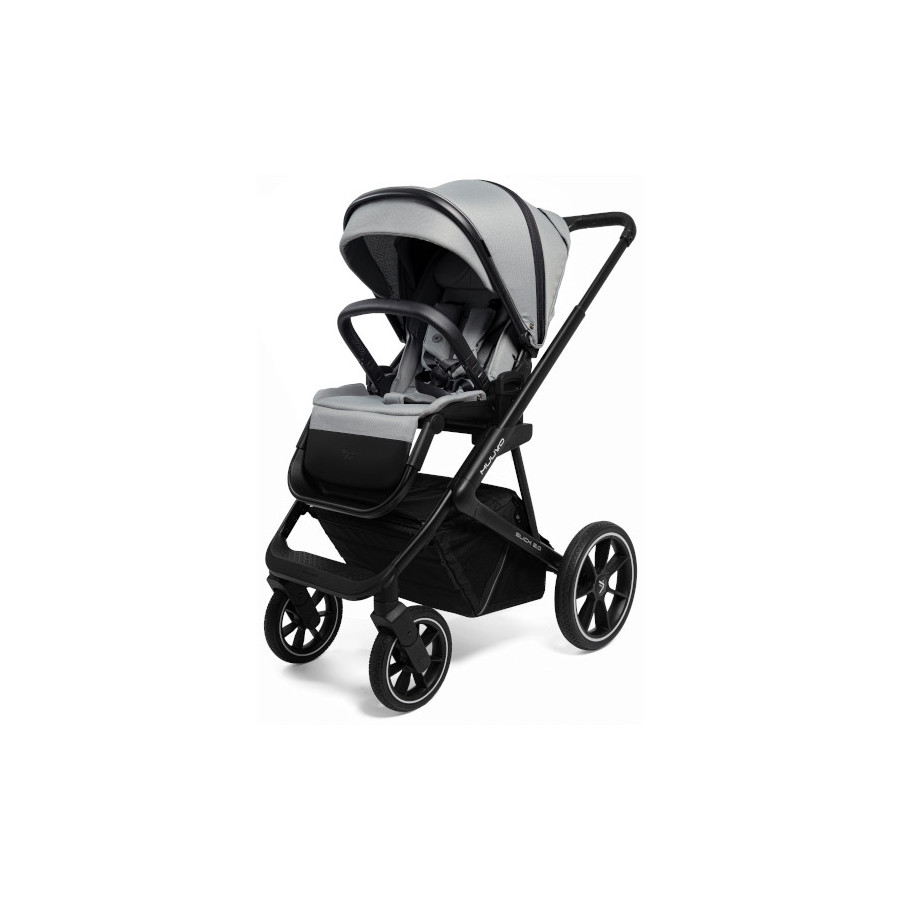 Muuvo Slick 2.0 wielofunkcyjny wózek głęboko-spacerowy 2w1 Light Grey