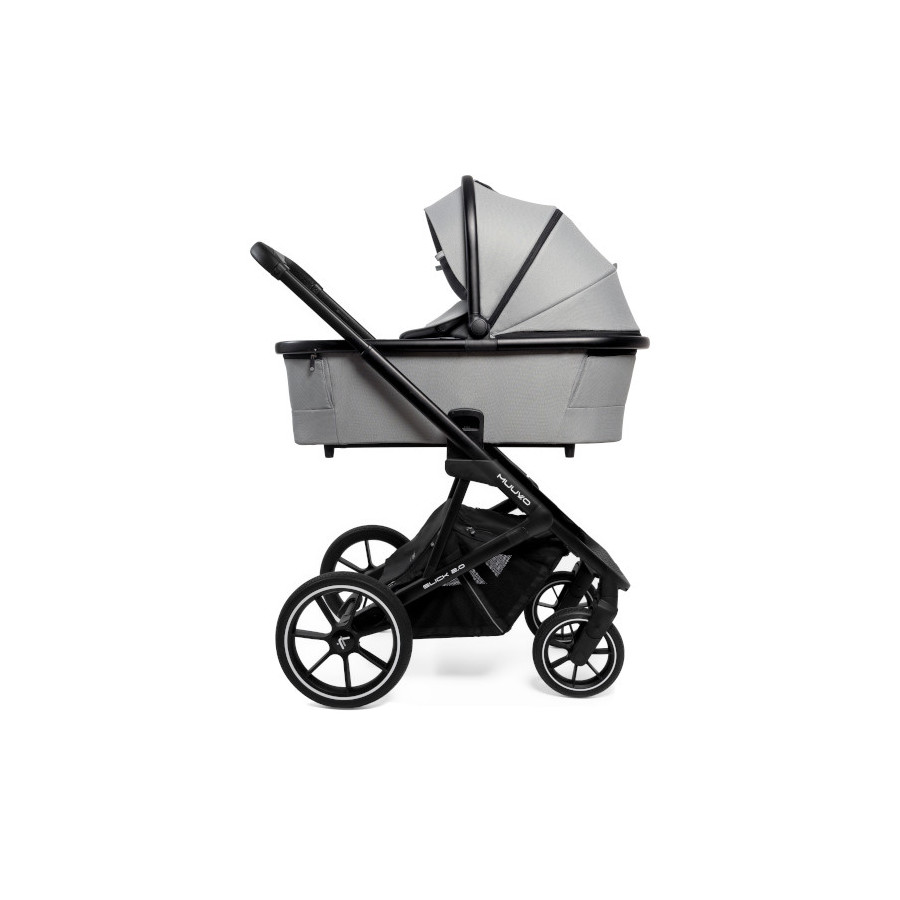 Muuvo Slick 2.0 wielofunkcyjny wózek głęboko-spacerowy 2w1 Light Grey