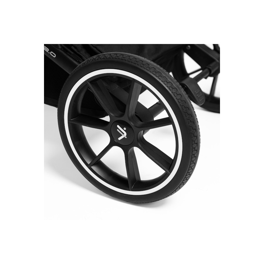 Muuvo Slick 2.0 wielofunkcyjny wózek głęboko-spacerowy 2w1 Light Grey