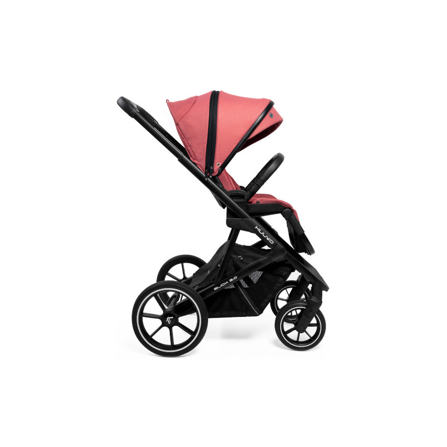 Muuvo Slick 2.0 wielofunkcyjny wózek głęboko-spacerowy 2w1 Pure Pink