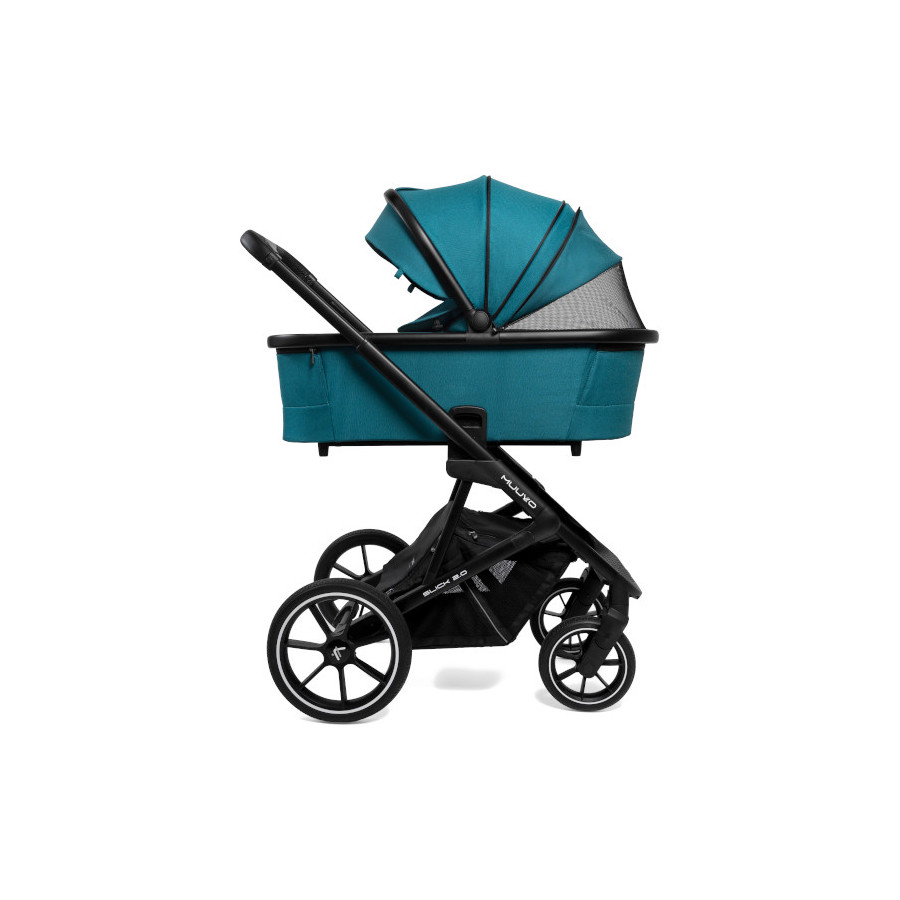 Muuvo Slick 2.0 wielofunkcyjny wózek głęboko-spacerowy 2w1 Light Grey