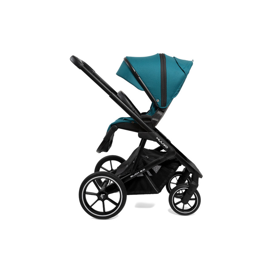 Muuvo Slick 2.0 wielofunkcyjny wózek głęboko-spacerowy 2w1 Light Grey