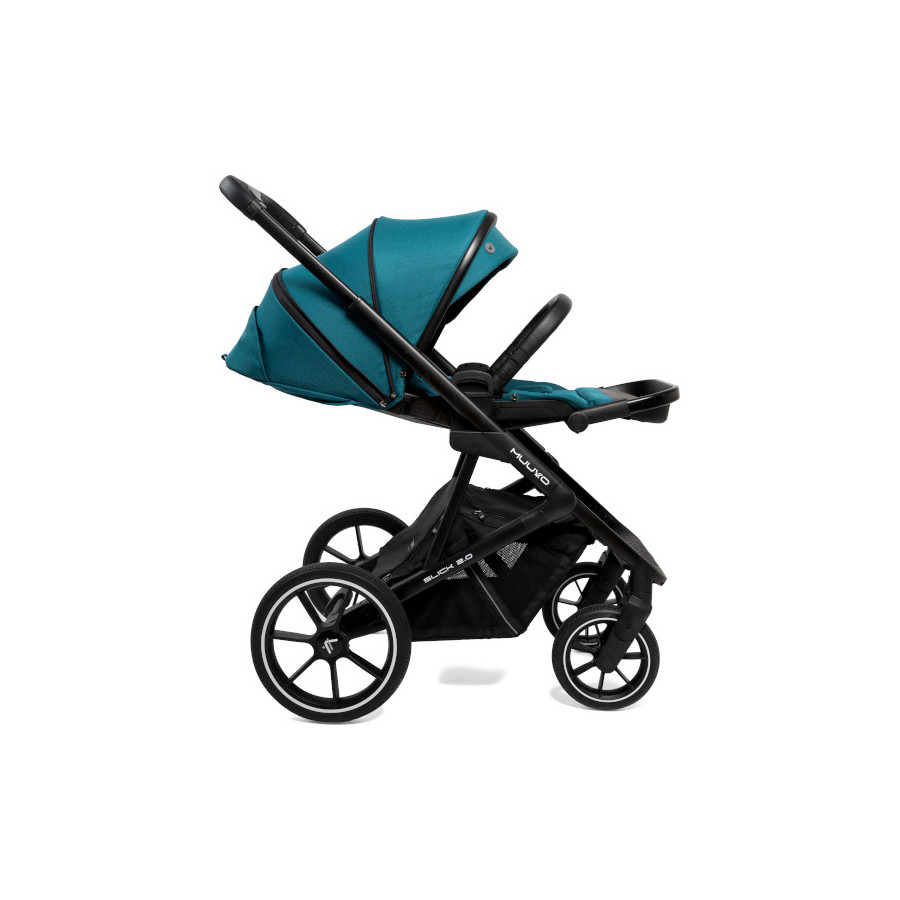 Muuvo Slick 2.0 wielofunkcyjny wózek głęboko-spacerowy 2w1 Light Grey