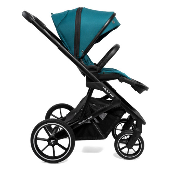 Muuvo Slick 2.0 wielofunkcyjny wózek głęboko-spacerowy 2w1 Light Grey