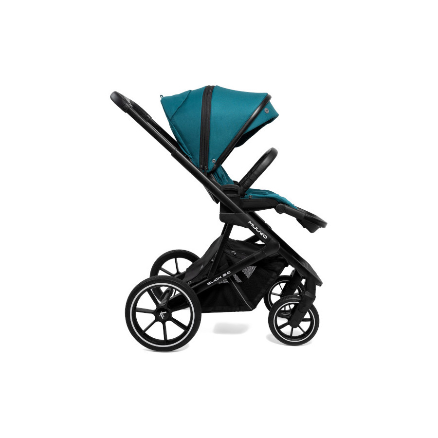 Muuvo Slick 2.0 wielofunkcyjny wózek głęboko-spacerowy 2w1 Light Grey