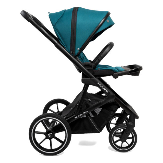 Muuvo Slick 2.0 wielofunkcyjny wózek głęboko-spacerowy 2w1 Light Grey