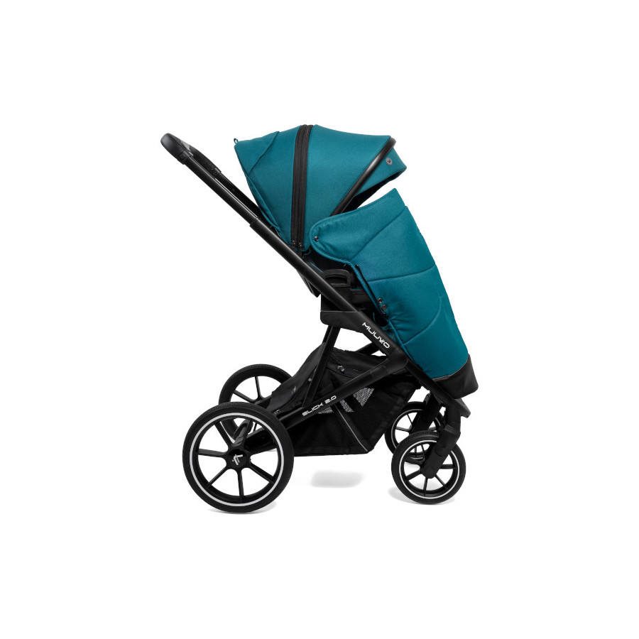 Muuvo Slick 2.0 wielofunkcyjny wózek głęboko-spacerowy 2w1 Light Grey