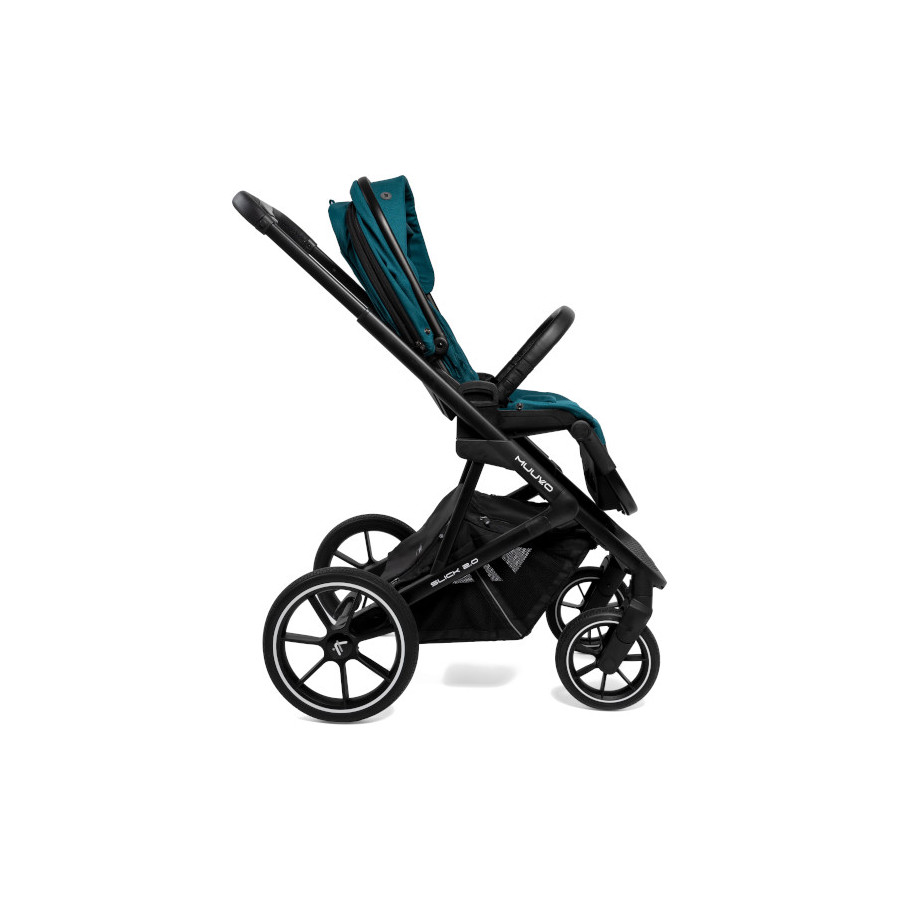 Muuvo Slick 2.0 wielofunkcyjny wózek głęboko-spacerowy 2w1 Classic Black