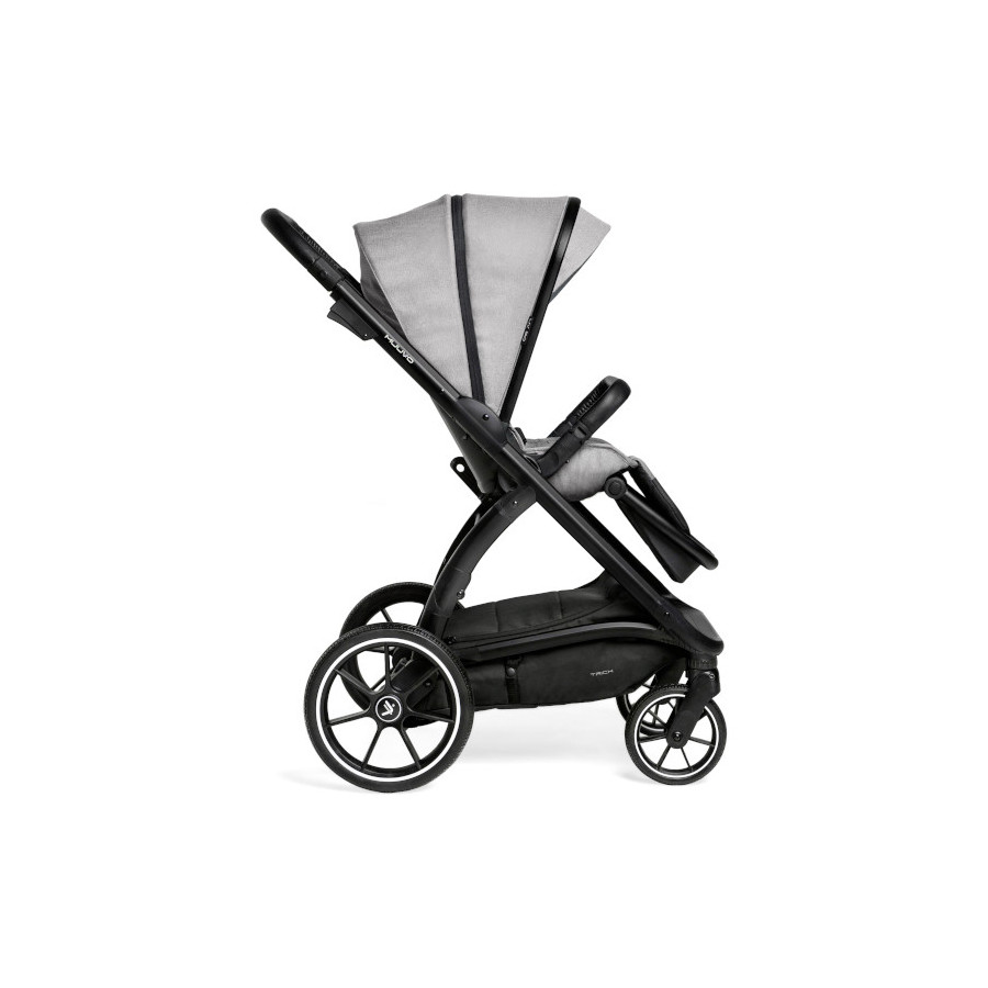 Muuvo Trick wózek wielofunkcyjny zestaw 2w1 z opcją 3w1 Steel Grey