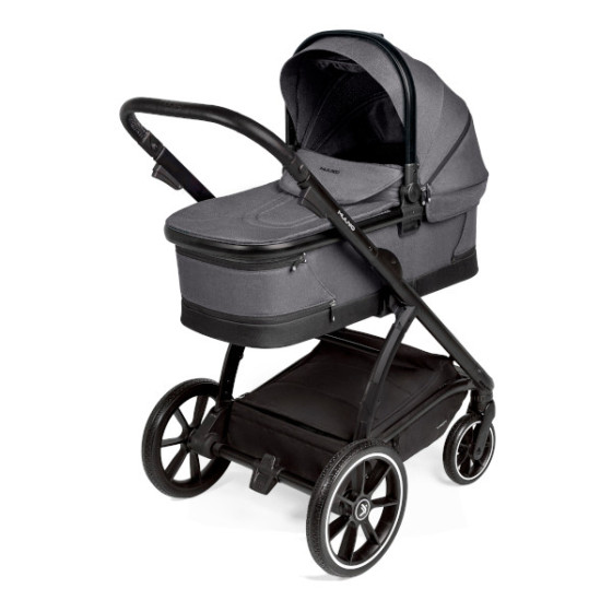 Muuvo Trick wózek wielofunkcyjny zestaw 2w1 z opcją 3w1 Iron Graphite