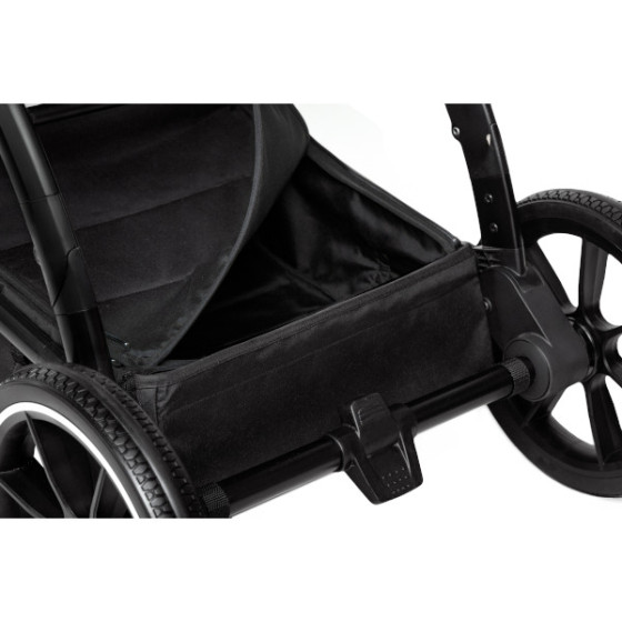 Muuvo Trick wózek wielofunkcyjny zestaw 2w1 z opcją 3w1 Jet Black