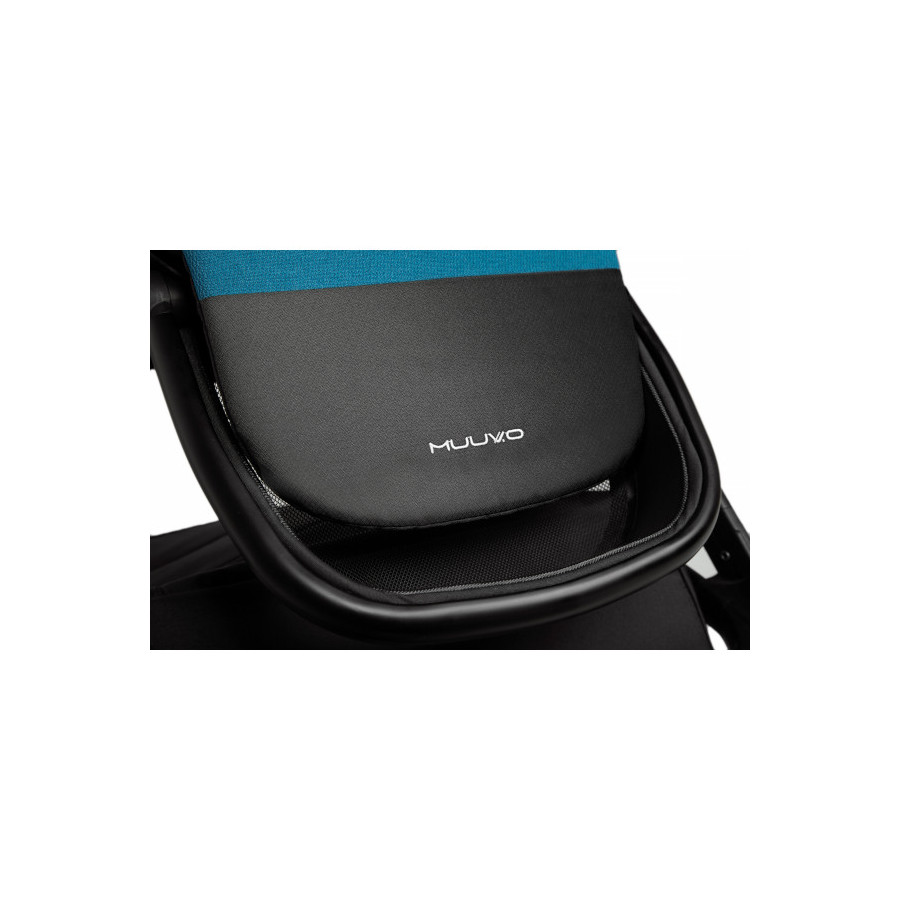 Muuvo Trick wózek wielofunkcyjny zestaw 2w1 z opcją 3w1 Jet Black