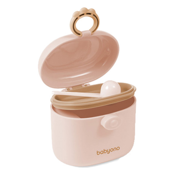Babyono Pojemnik na mleko w proszku przenośny z łyżeczką
