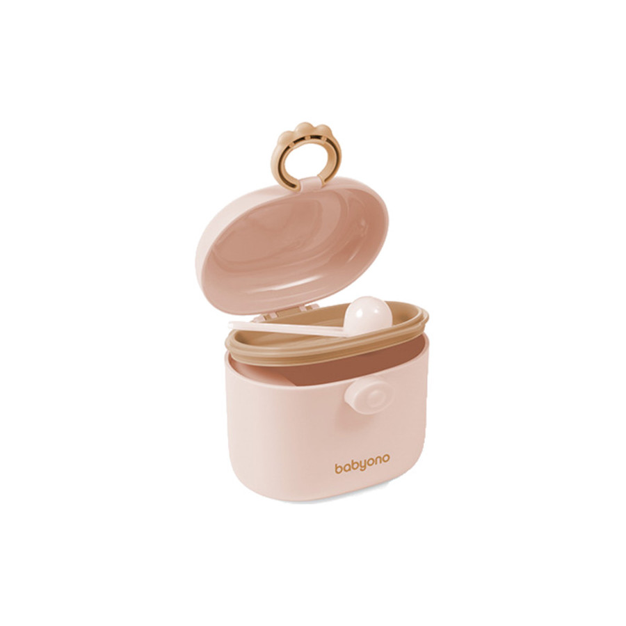 Babyono Pojemnik na mleko w proszku przenośny z łyżeczką
